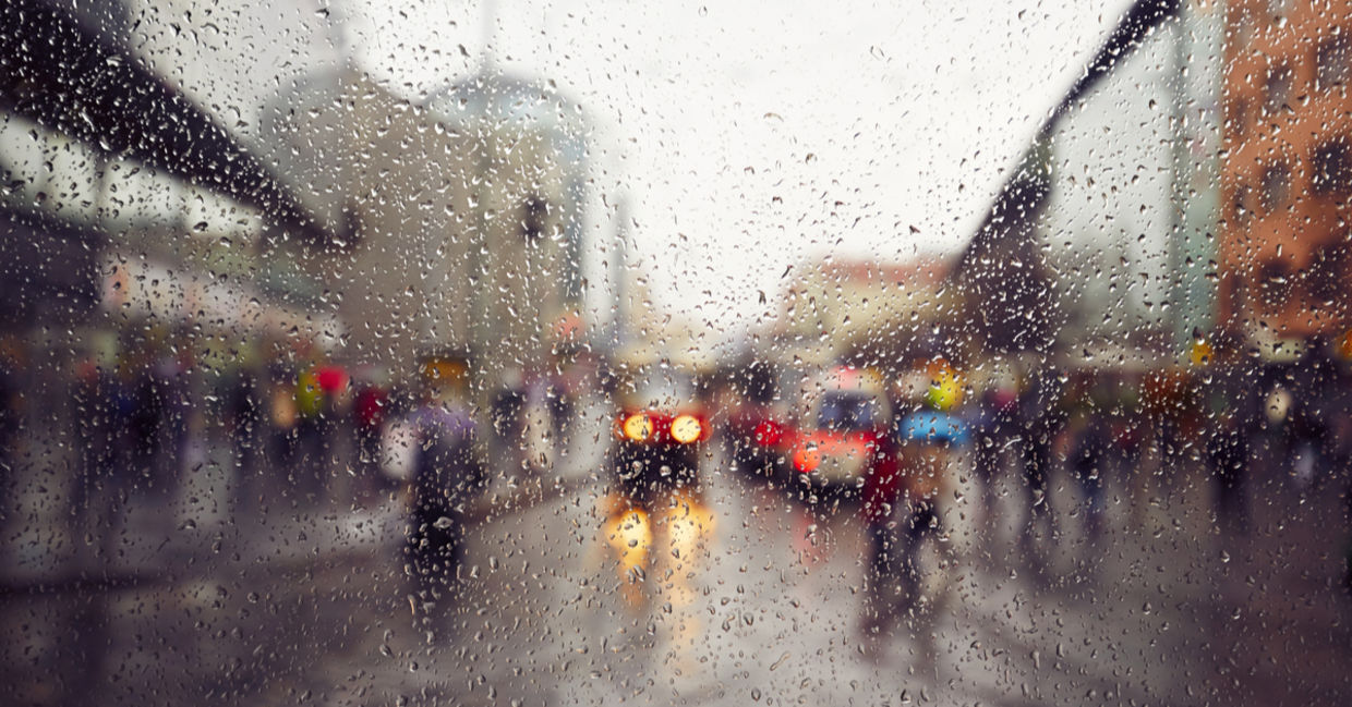 A rainy day A rainy day