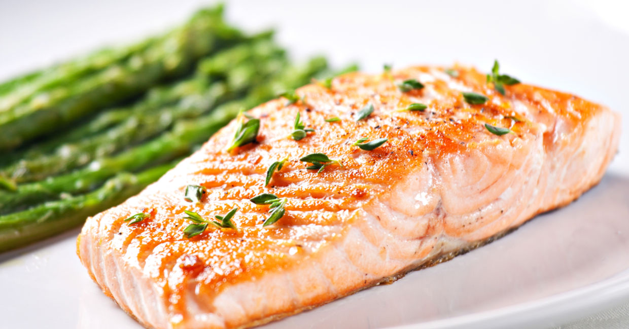 Salmon is a mood-boosting food Salmon is a mood-boosting food