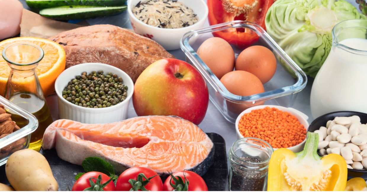 Healthy Mediterranean food. Healthy Mediterranean food.
