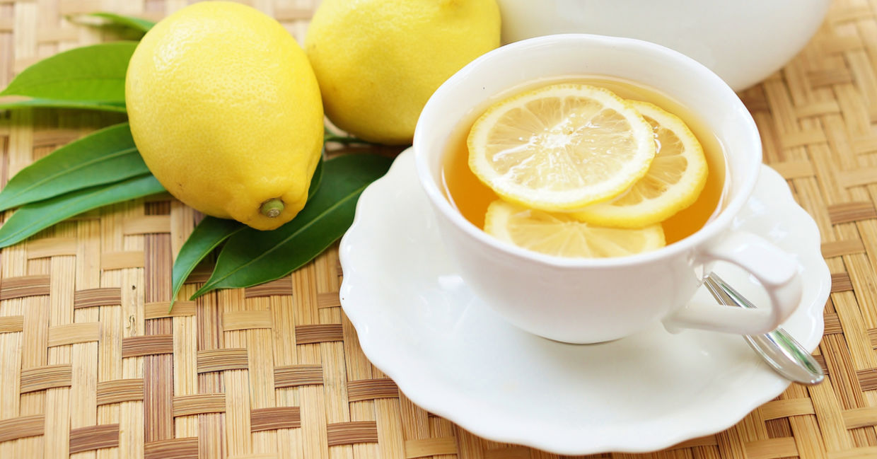 Healthy lemon water tea. Healthy lemon water tea.