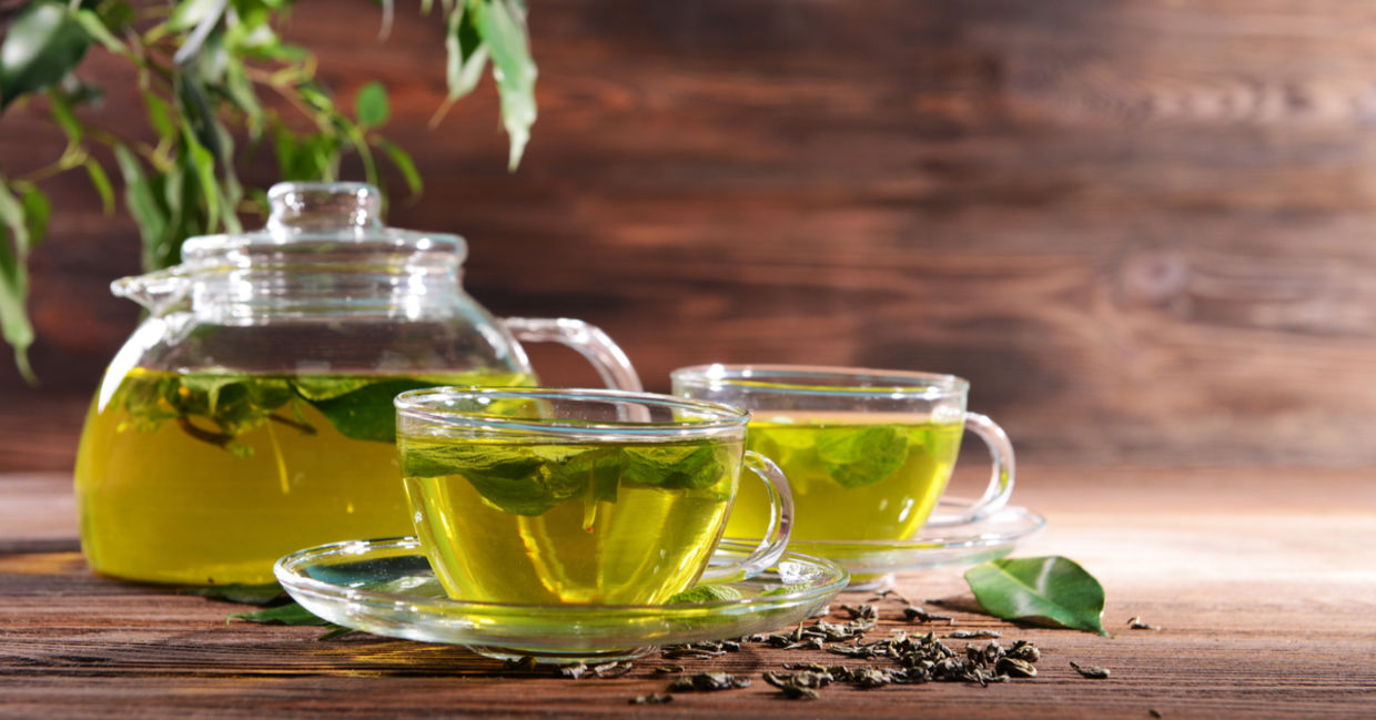 Green tea is good for your health. Green tea is good for your health.