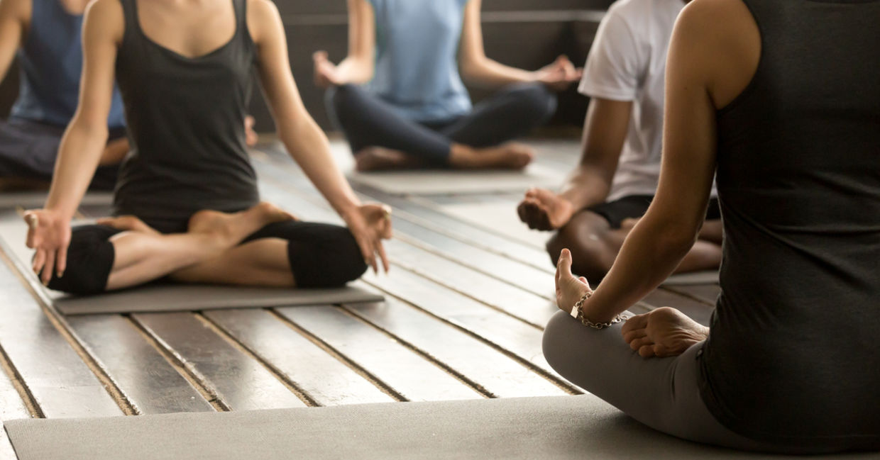 Donated yoga class.