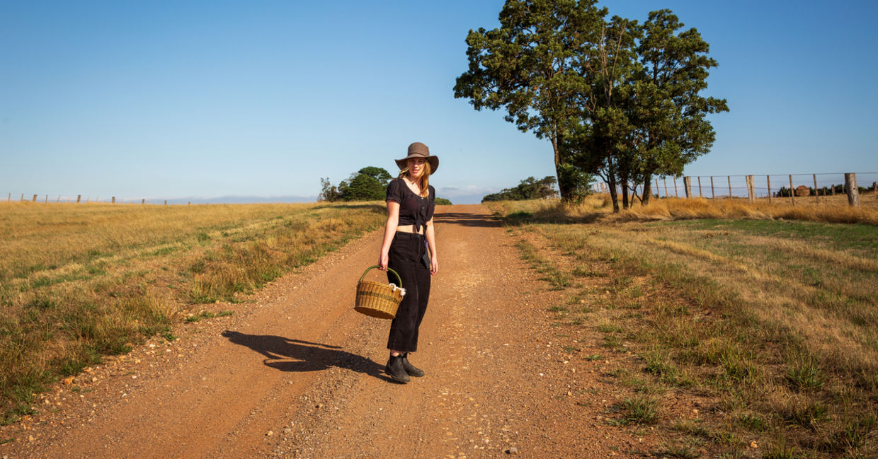 Young Australian farmer in Outback Young Australian farmer in Outback