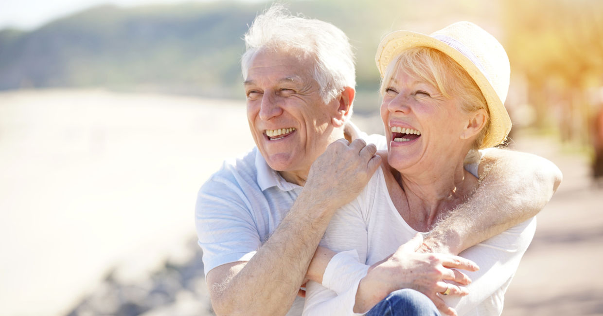 Happy grandparents Happy grandparents