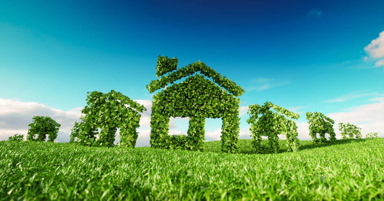 sustainable village concept. sustainable village concept.