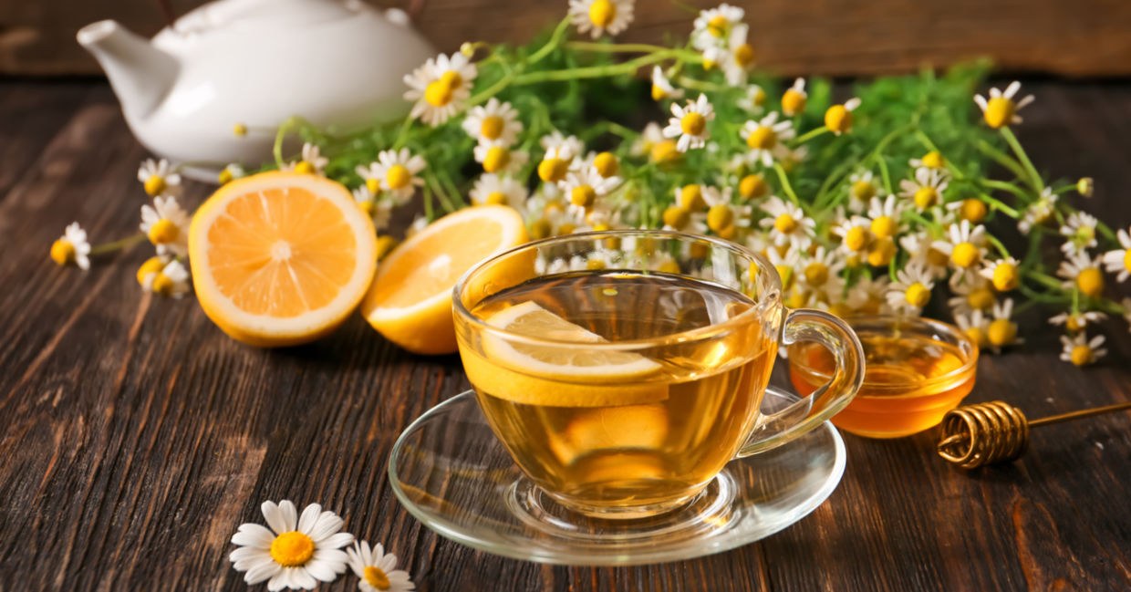 Chamomile flowers make the best gut healthy tea. Chamomile flowers make the best gut healthy tea.