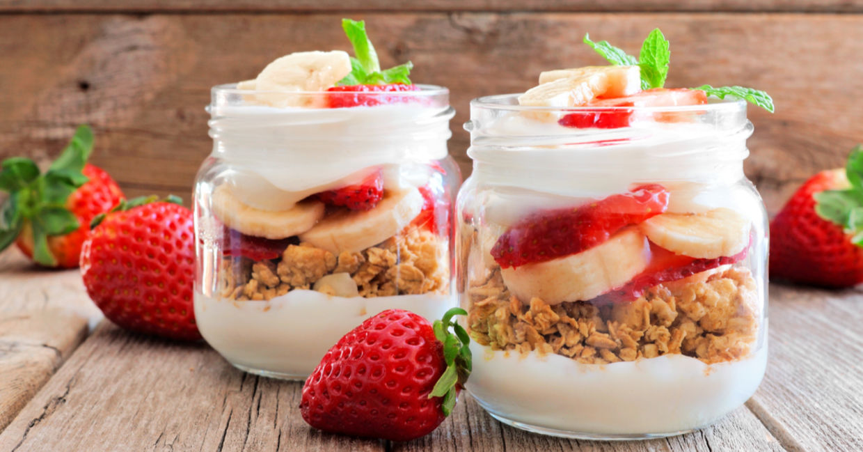 Kids will enjoy this healthy yogurt and fruit parfait. Kids will enjoy this healthy yogurt and fruit parfait.