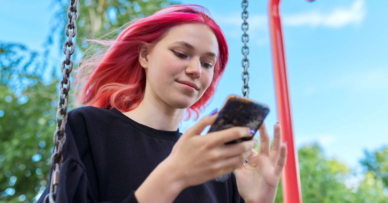 Teenage girl with her own unique style. Teenage girl with her own unique style.