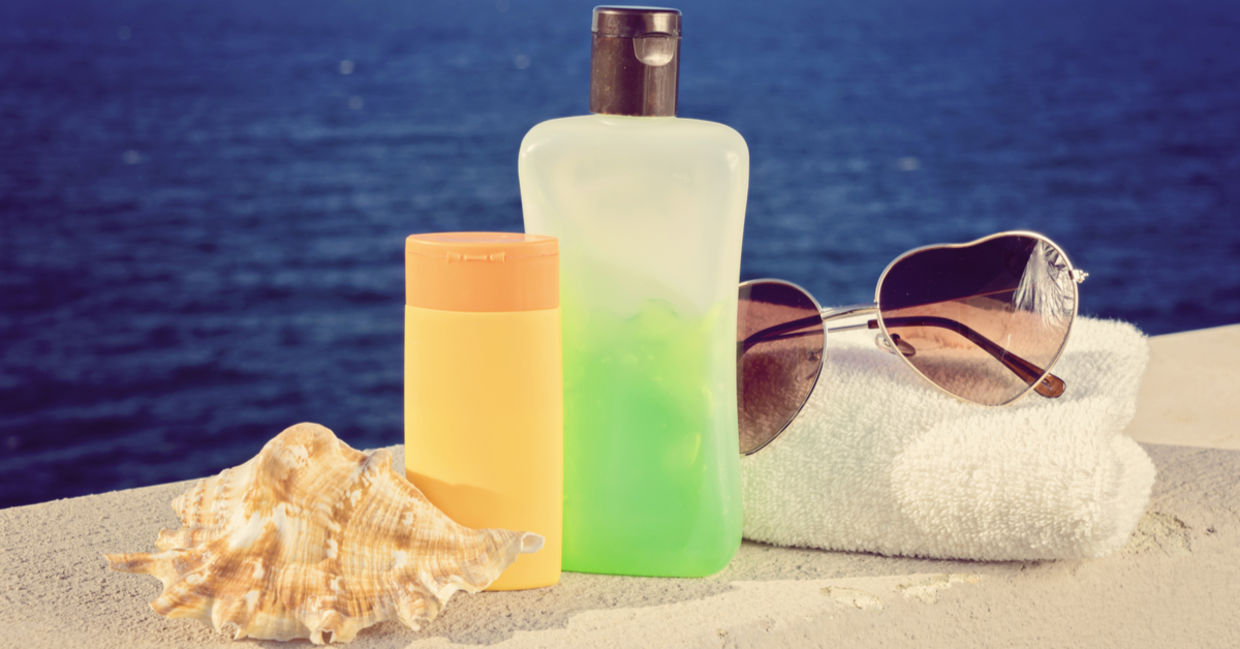 Take aloe vera gel to the beach. Take aloe vera gel to the beach.