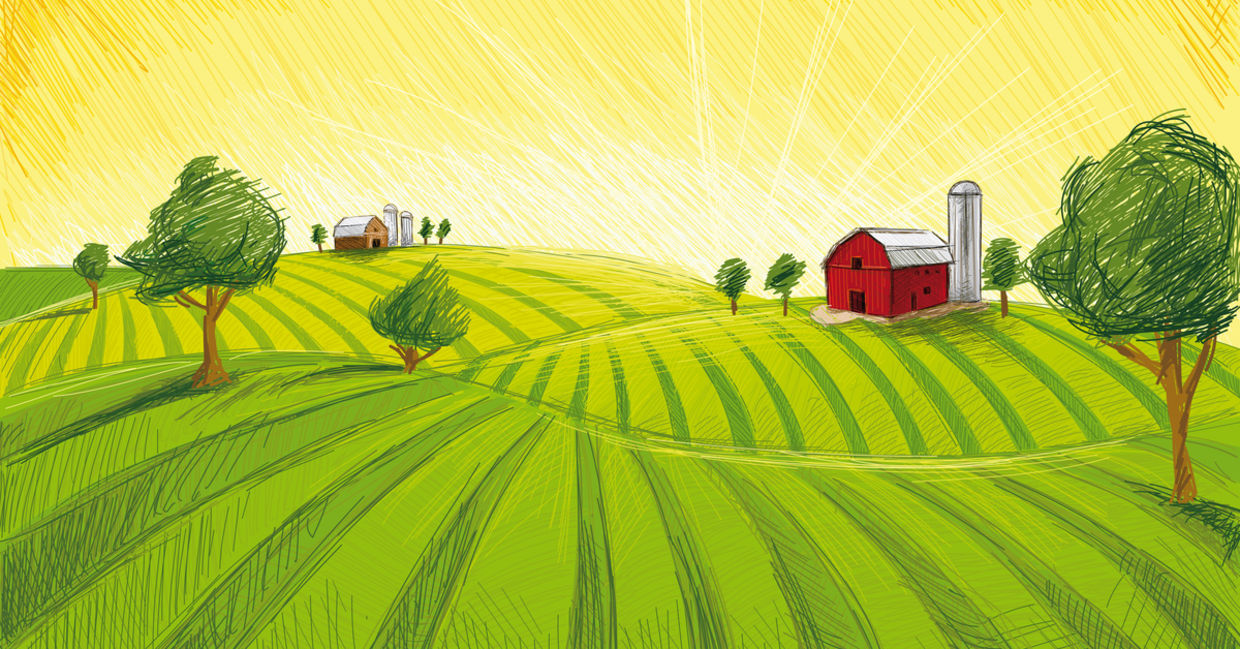 Iconic farms.