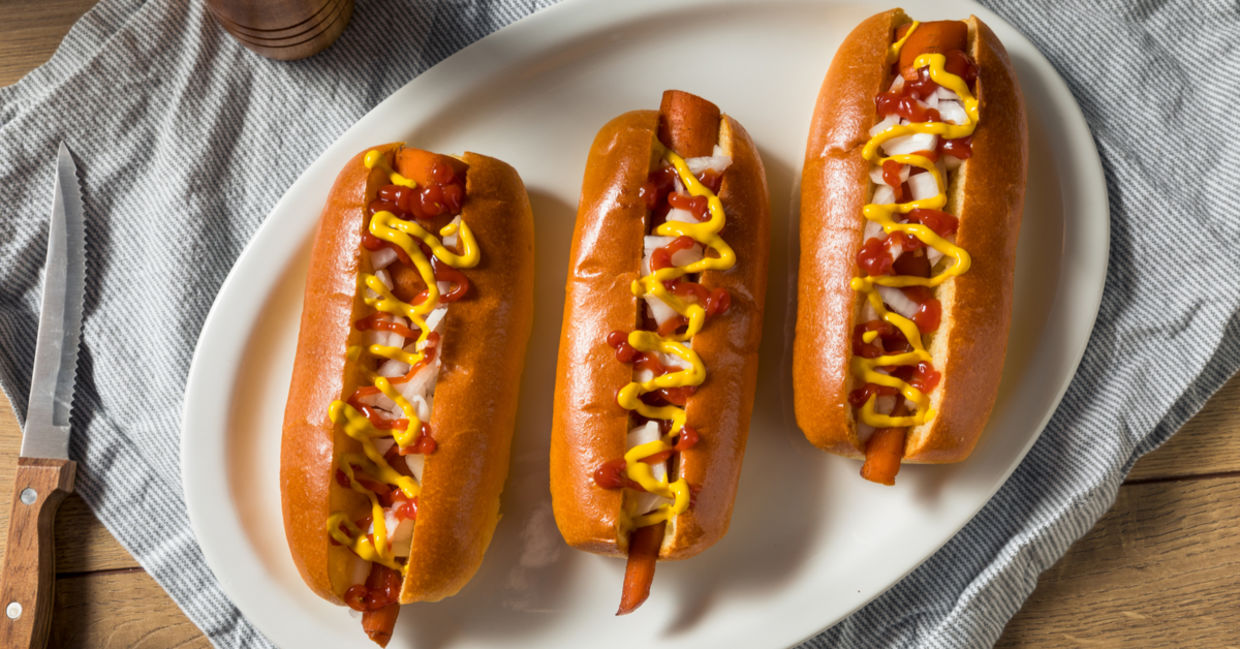 Grilled carrot dogs is a summer treat. Grilled carrot dogs is a summer treat.