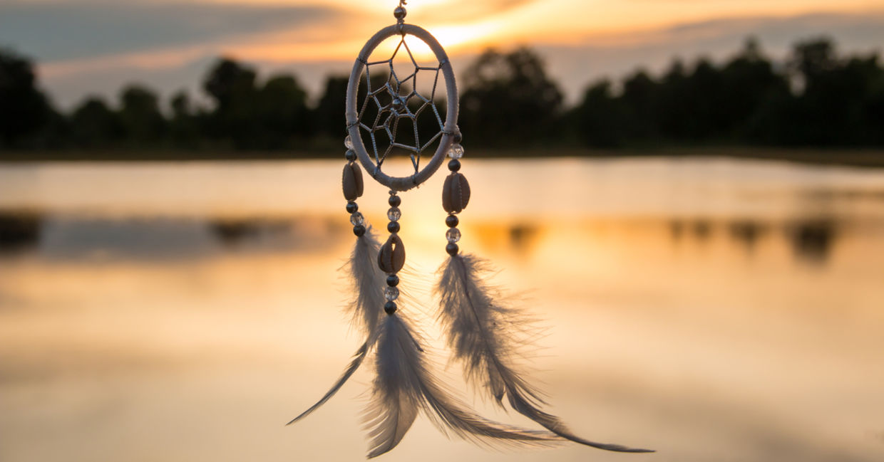 Dreamcatcher at sunset Dreamcatcher at sunset