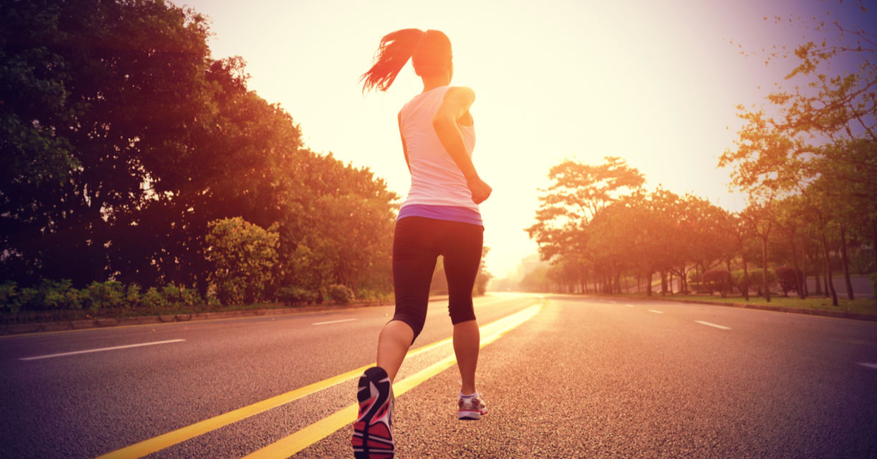 Woman running