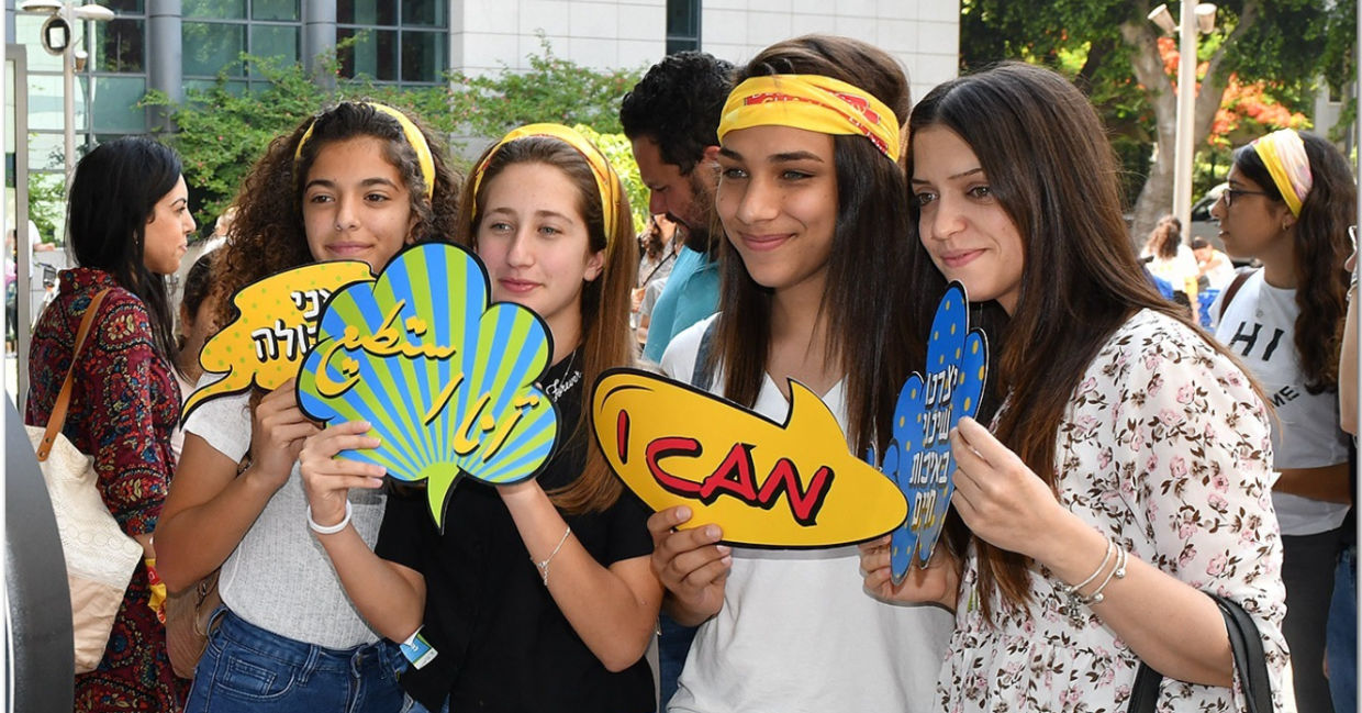 High schoolers participating in Design for Change, Israel High schoolers participating in Design for Change, Israel