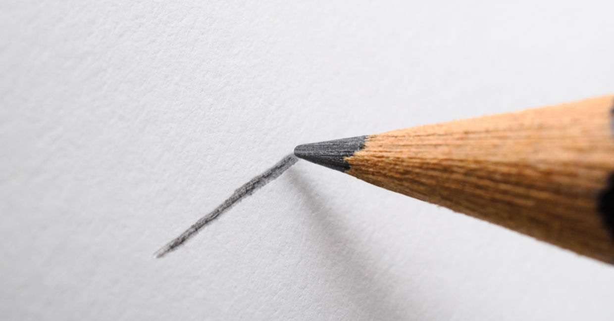 Drawing a line.