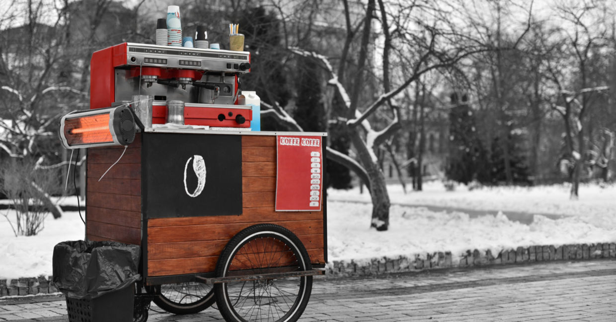 tiny coffee shop