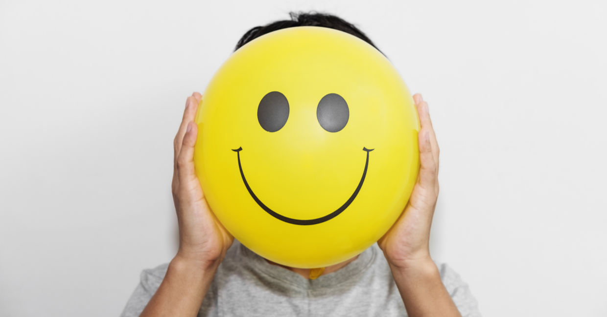 Smile anyway.