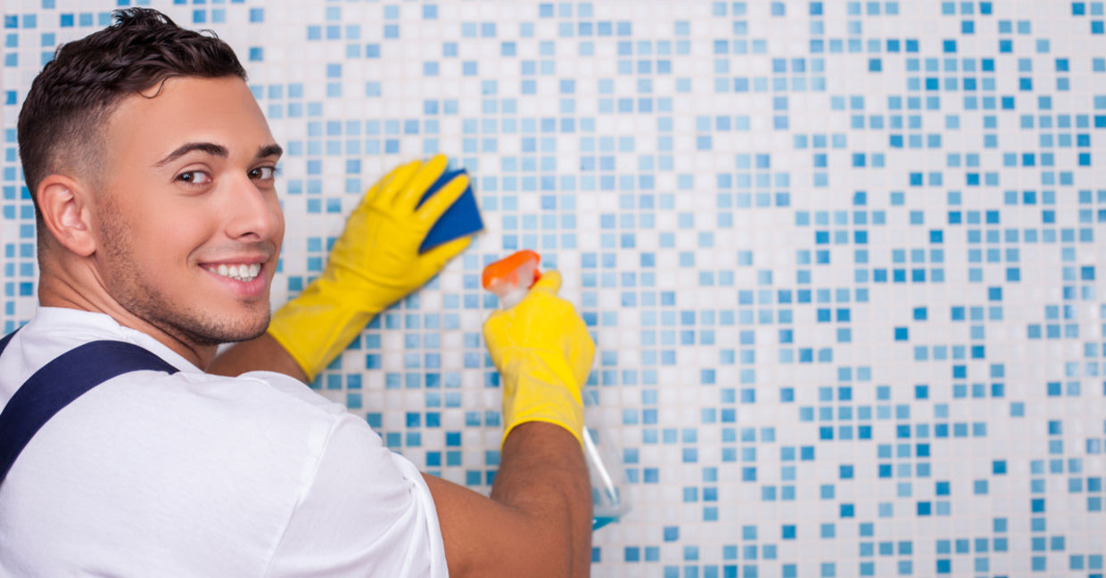 Clean tile with this lemon-powered cleaner. Clean tile with this lemon-powered cleaner.