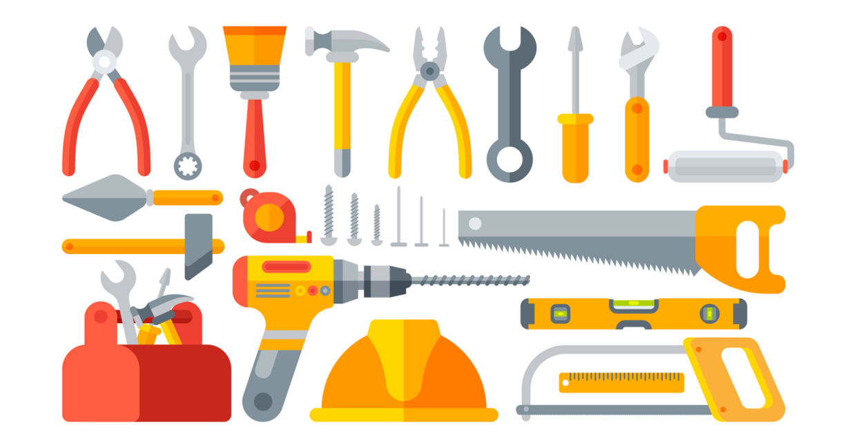 Assorted tools. Assorted tools.