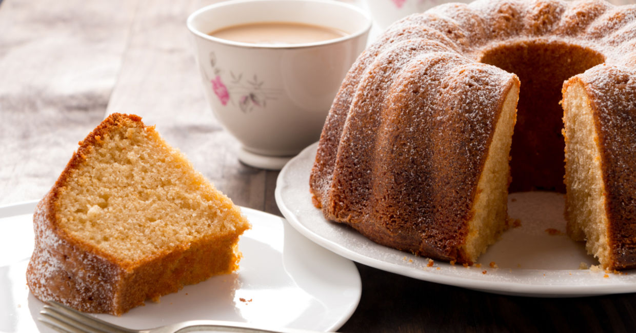 Coffee and cake. Coffee and cake.