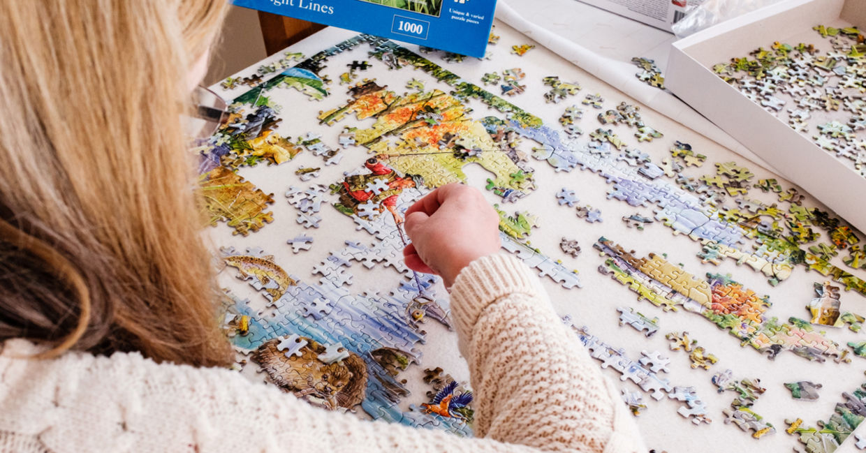 Keep your mind sharp by doing puzzles. Keep your mind sharp by doing puzzles.
