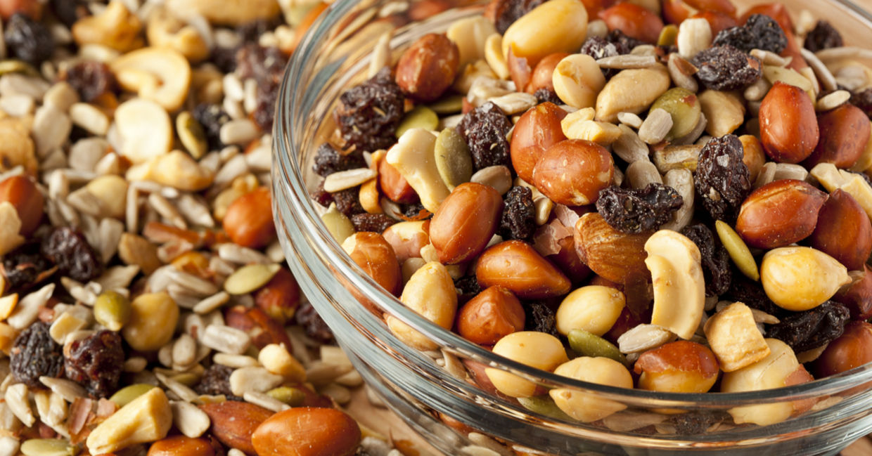 Homemade trail mix. Homemade trail mix.