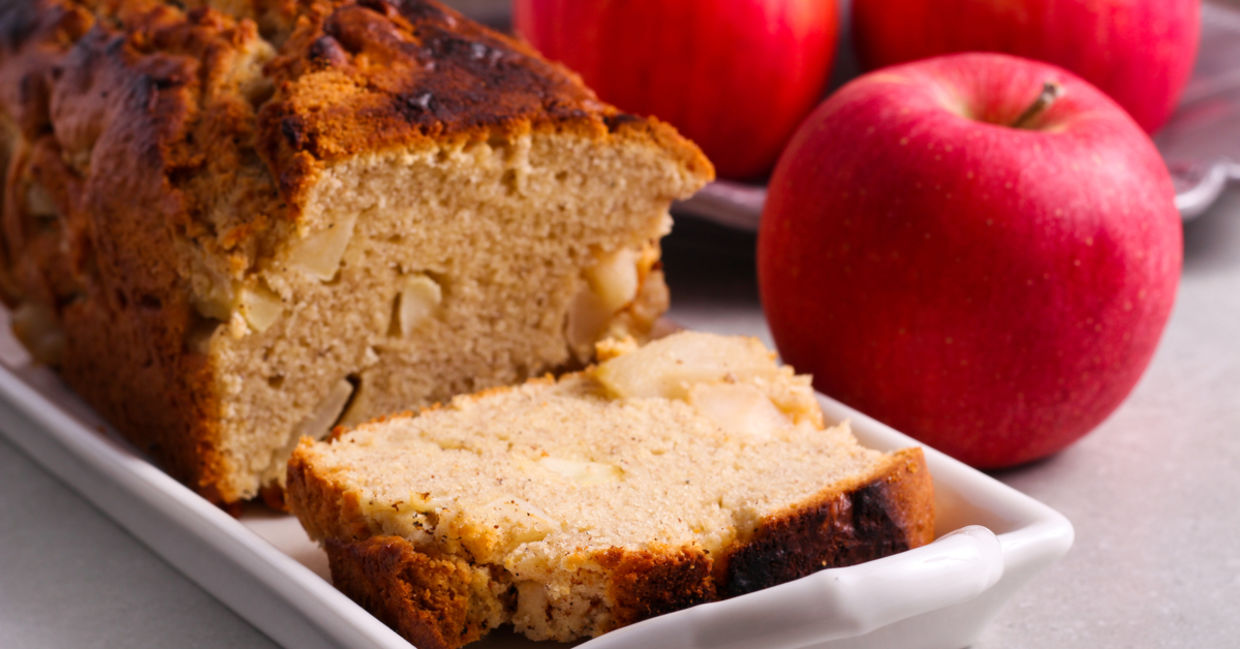 Healthy and delicious apple bread. Healthy and delicious apple bread.