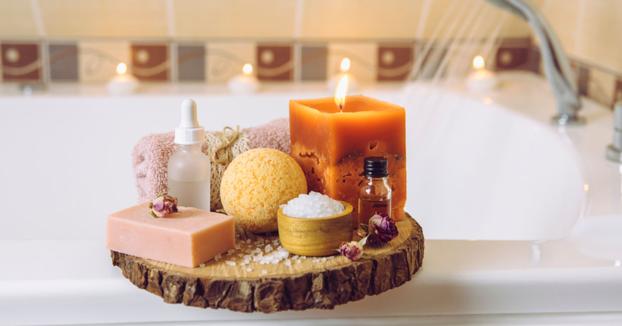 Take a hot relaxing bath. Take a hot relaxing bath.