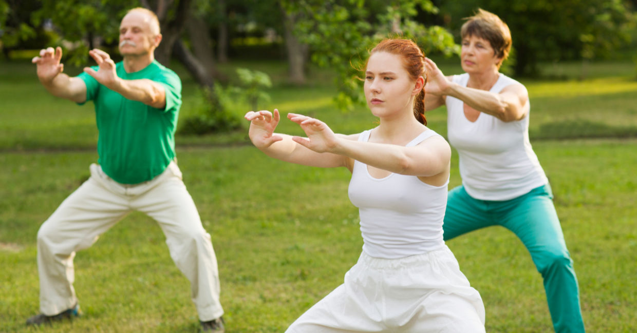Doing tai chi will relax your body and mind. Doing tai chi will relax your body and mind.
