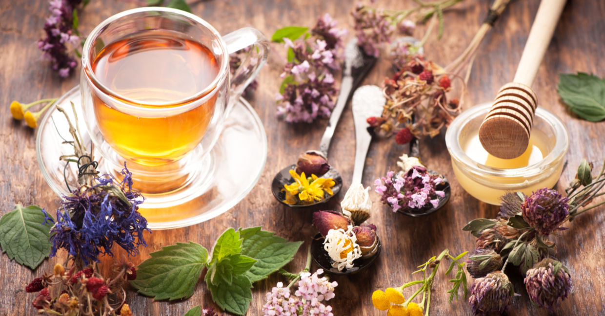 Different herbal teas can be used for wellbeing. Different herbal teas can be used for wellbeing.