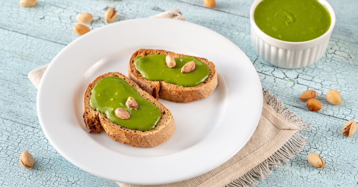 Pistachio butter is full of health benefits. Pistachio butter is full of health benefits.
