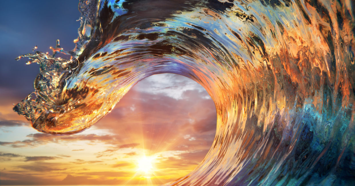 Ocean wave.