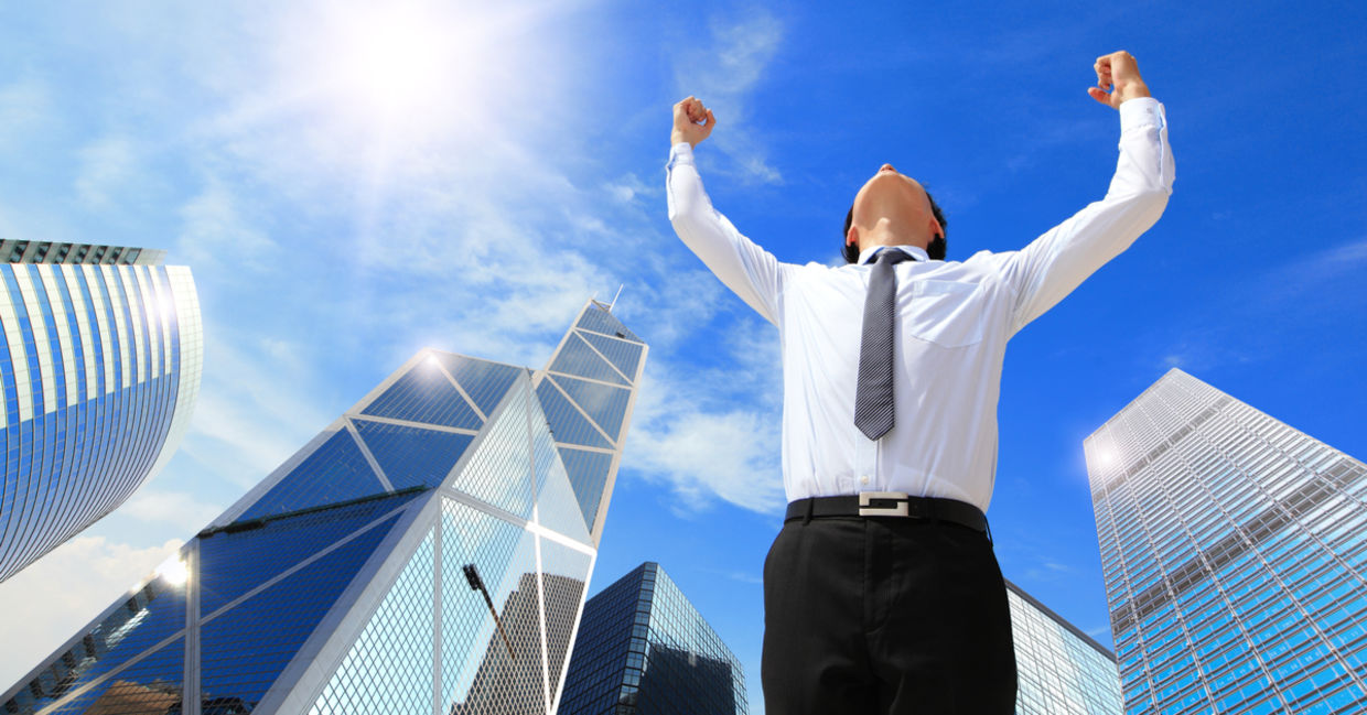 Successful businessman. Successful businessman.