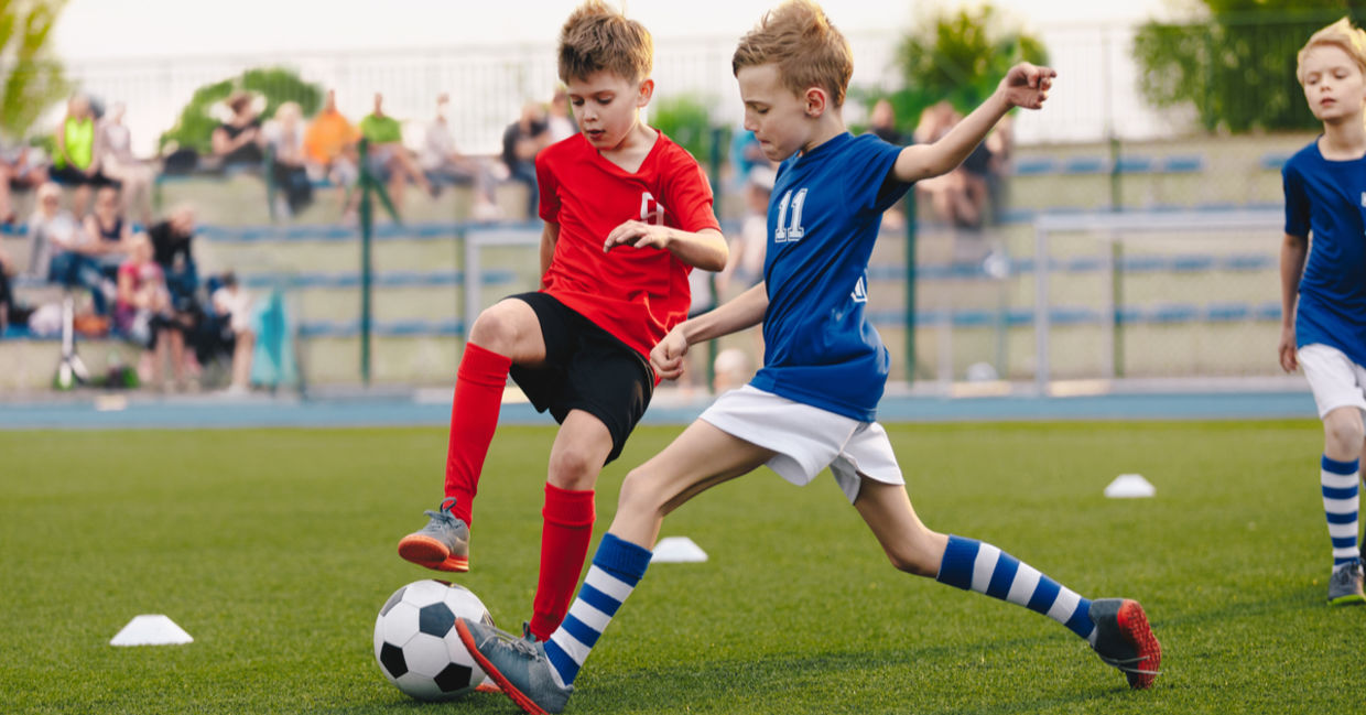 Kids playing sports. Kids playing sports.