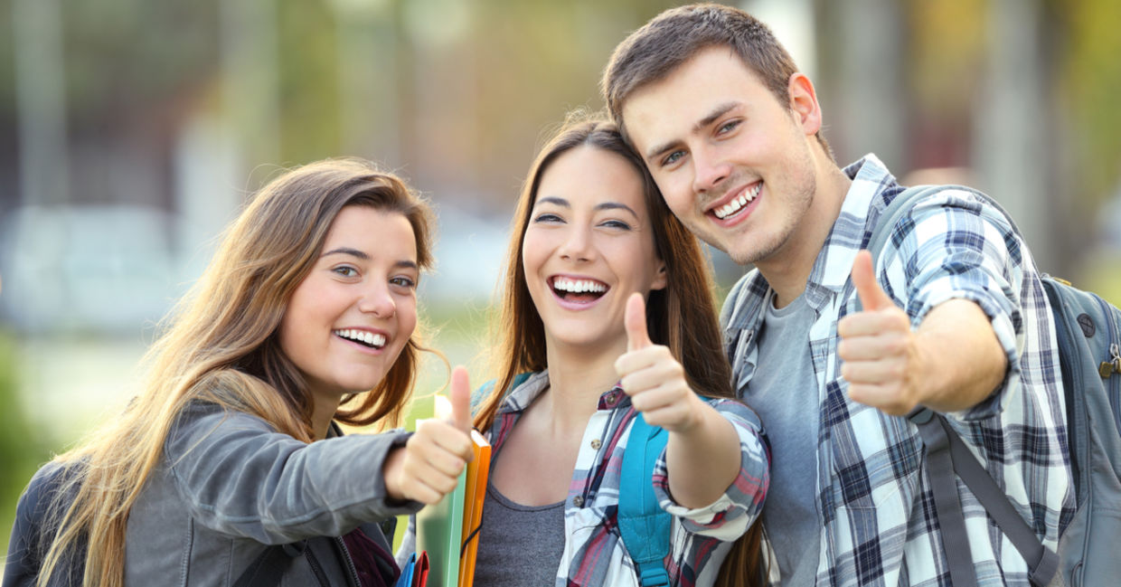 This study of university students brought smiles to them and people around them. This study of university students brought smiles to them and people around them.