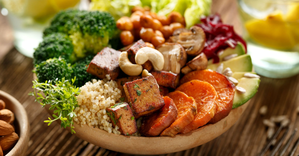 This buddha bowl is full of healthy plant-based protein. This buddha bowl is full of healthy plant-based protein.
