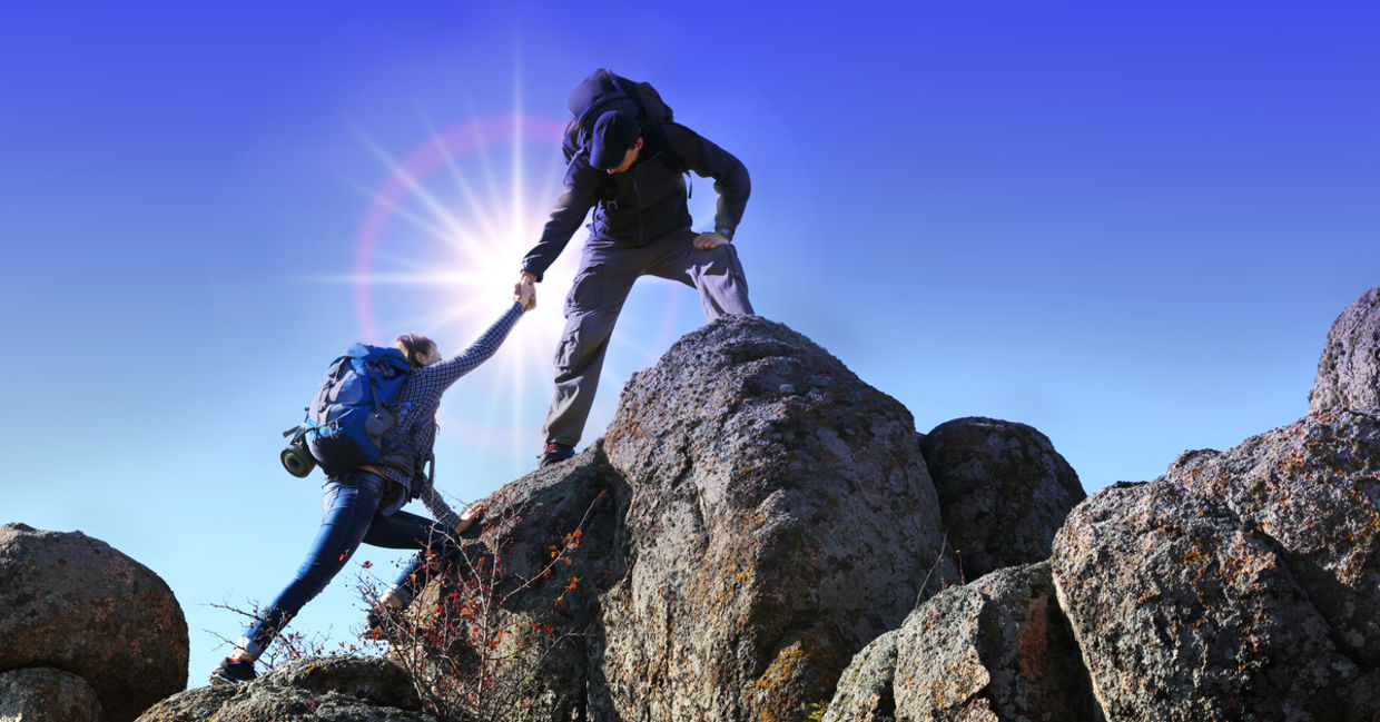 Friends lighten the load. Friends lighten the load.