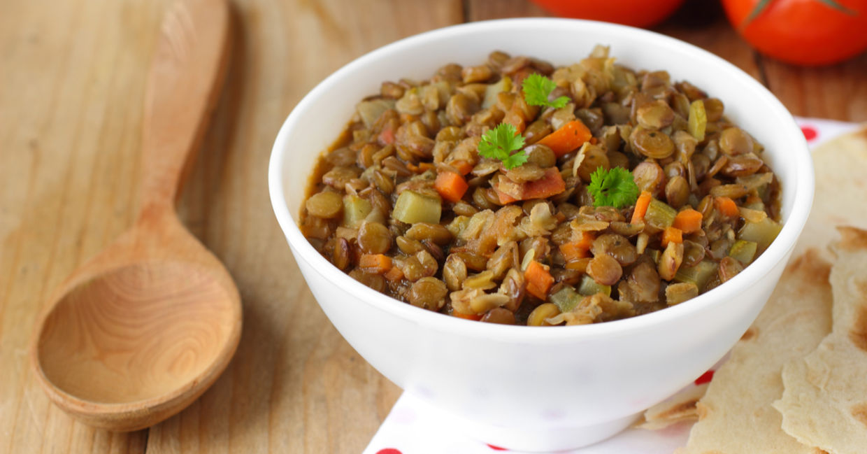 This lentil stew recipe will warm you up. This lentil stew recipe will warm you up.