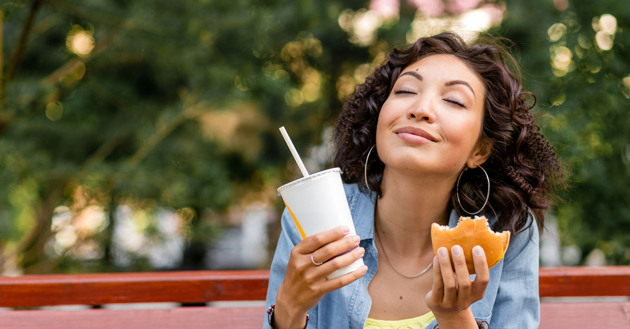 soak up some nature during your lunch break. soak up some nature during your lunch break.
