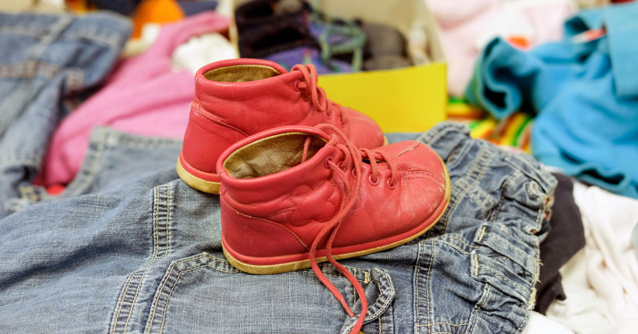 Donate unwanted clothing. Donate unwanted clothing.