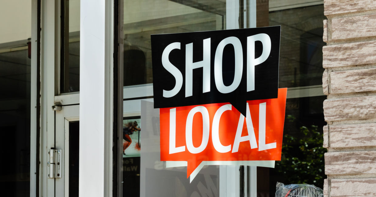 Shop in your neighborhood. Shop in your neighborhood.