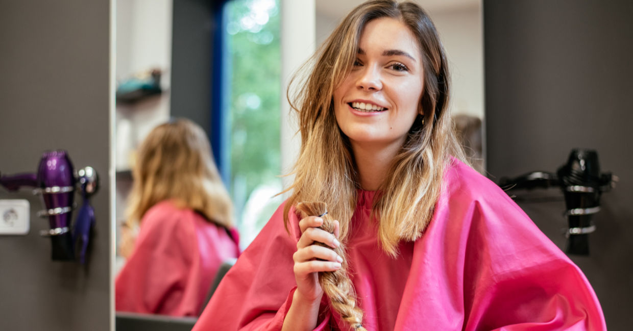 Donating hair to Locks of Love. Donating hair to Locks of Love.