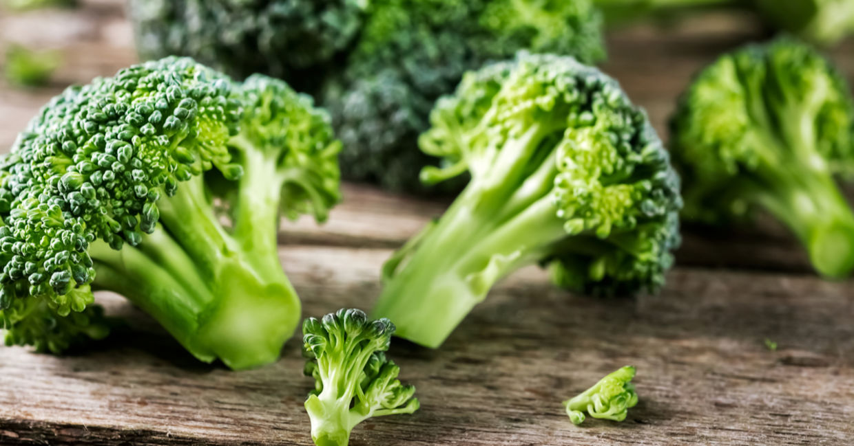 Broccoli contains a large amount of vitamin A. Broccoli contains a large amount of vitamin A.