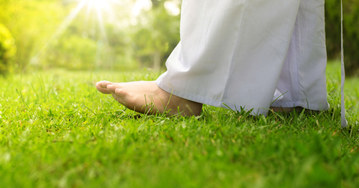 Walking meditation. Walking meditation.
