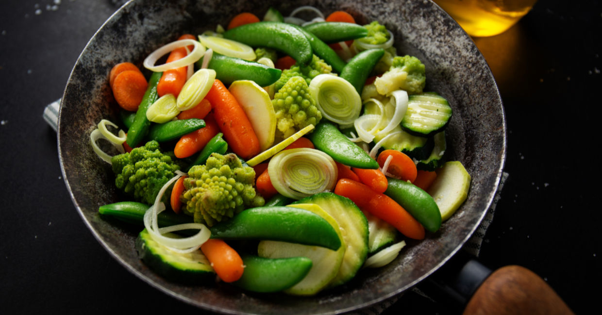 Nutritional stir-fry. Nutritional stir-fry.