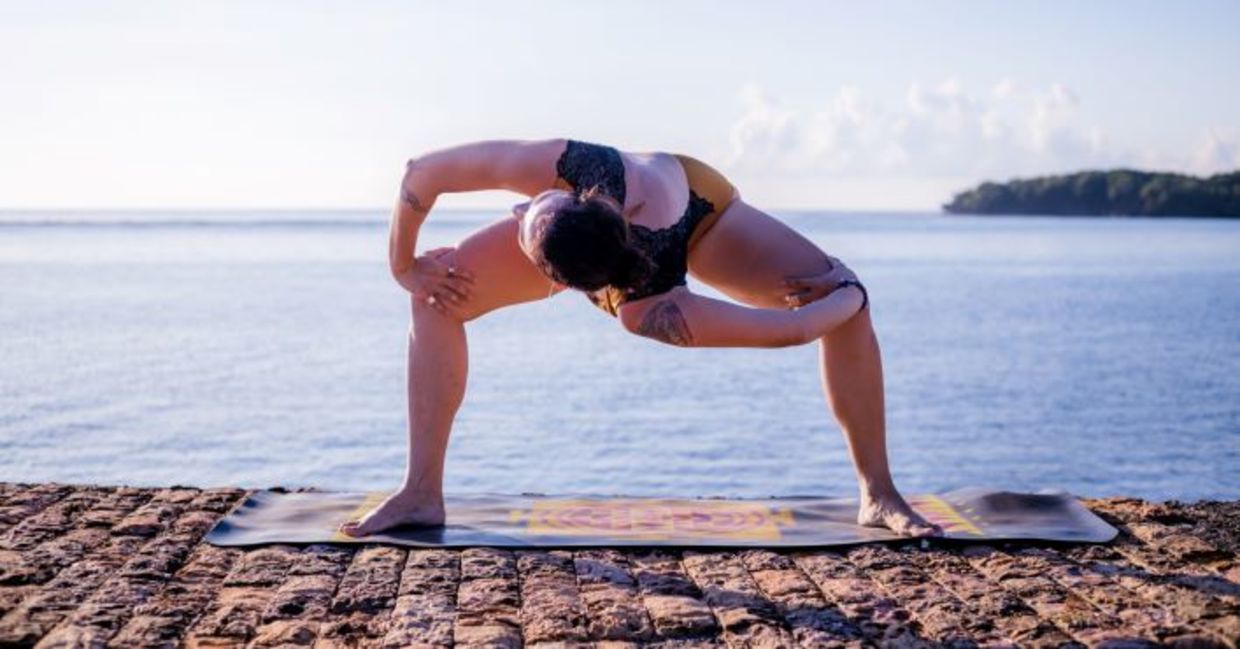 This yoga pose will help balance you. This yoga pose will help balance you.
