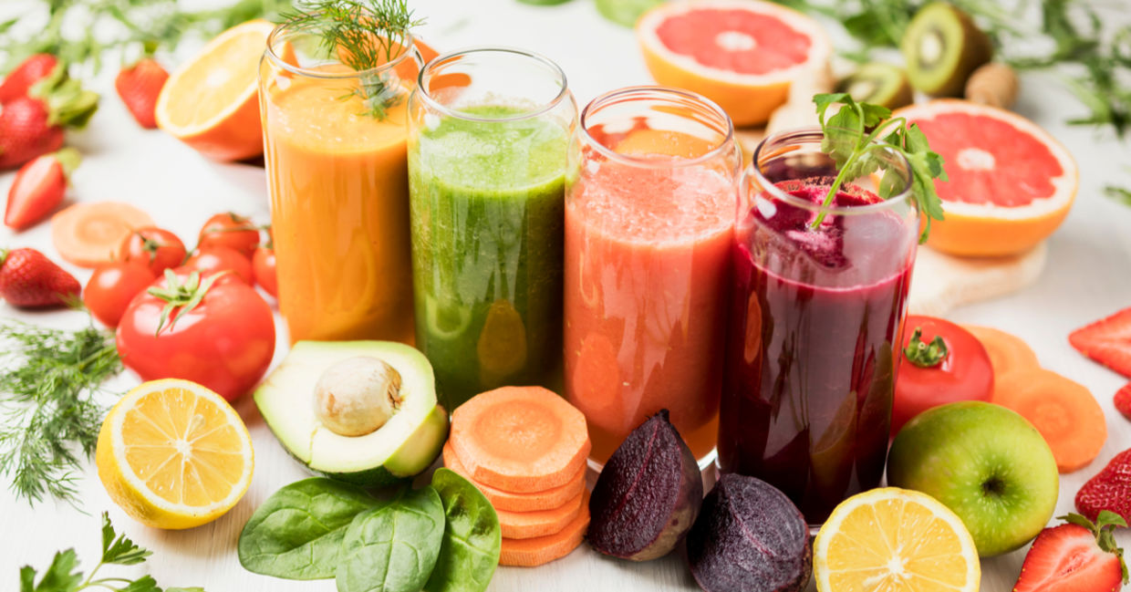Freshly squeezed juices. Freshly squeezed juices.