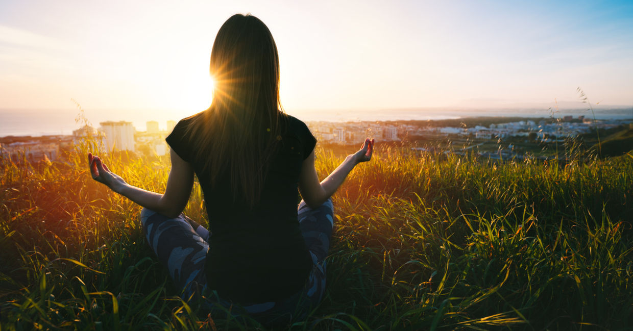This meditative yoga pose will balance your chakra. This meditative yoga pose will balance your chakra.