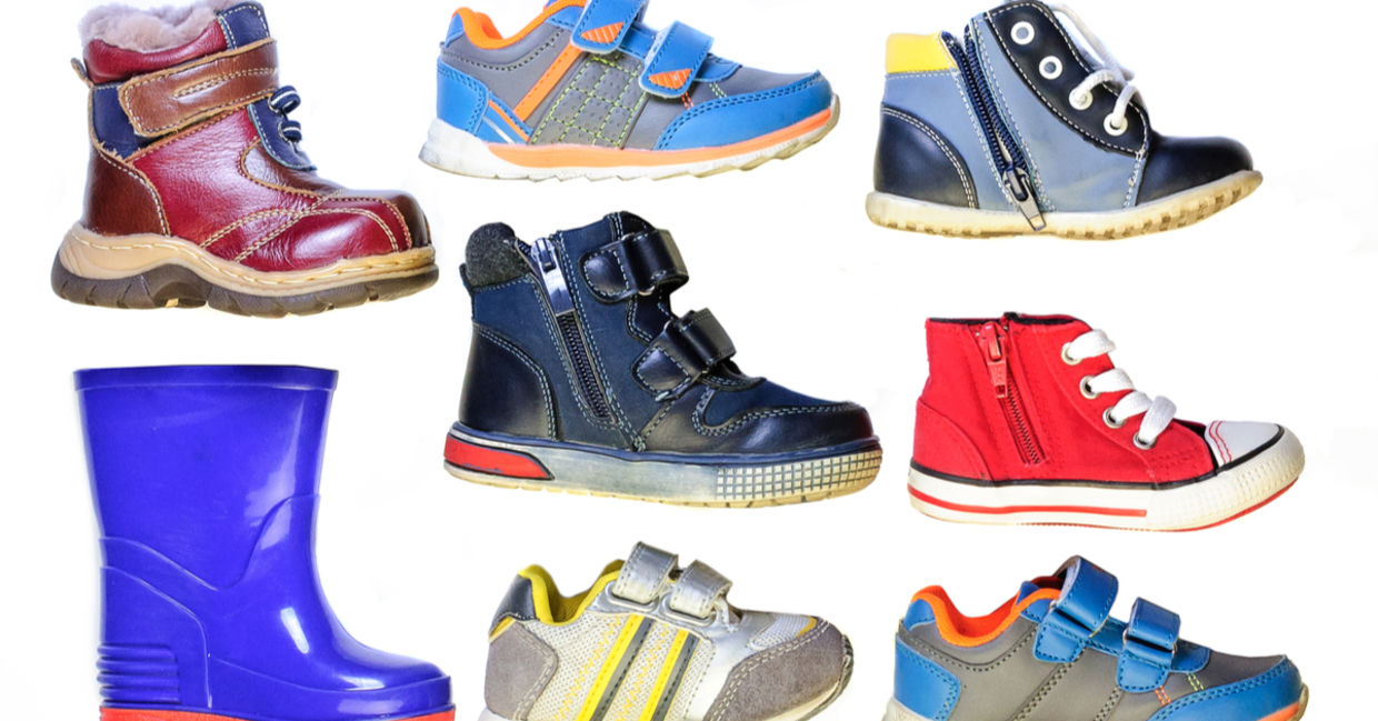 Children's shoes. Children's shoes.