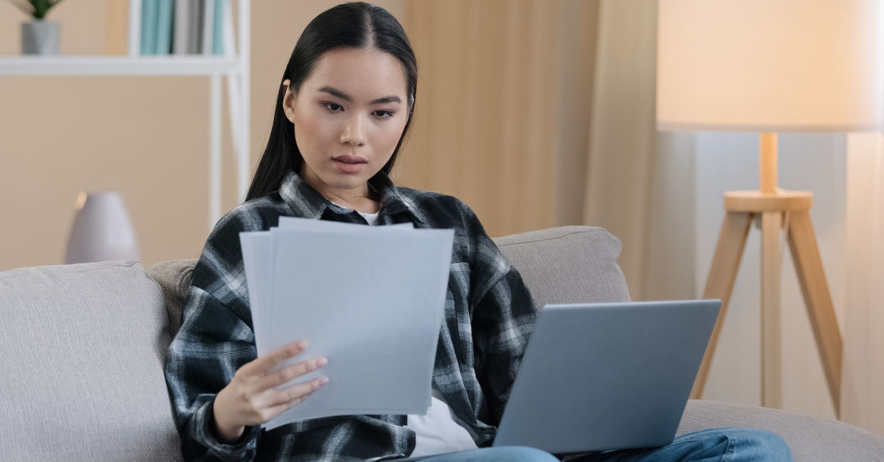 Woman studying. Woman studying.